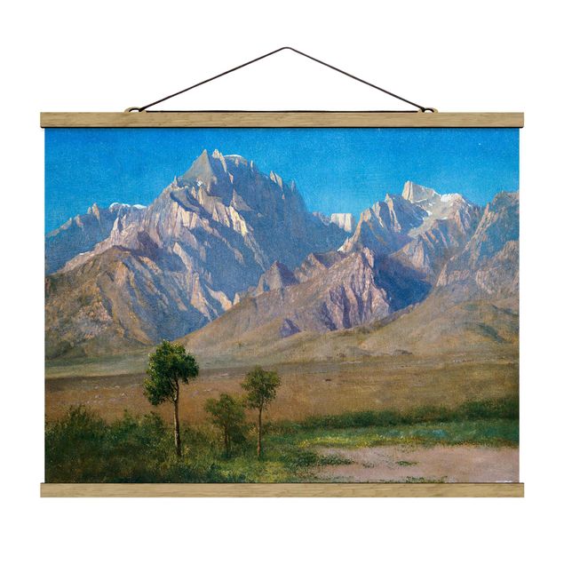 Góry obraz Albert Bierstadt - Camp Independence