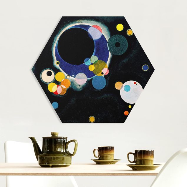 Dekoracja do kuchni Wassily Kandinsky - Szkicowanie okręgów
