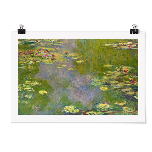 Impresjonizm obrazy Claude Monet - Zielone lilie wodne