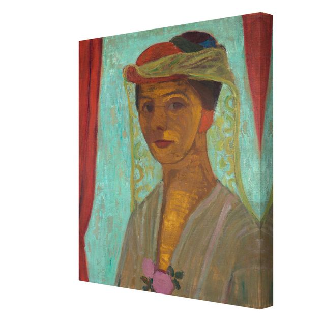 Artystyczne obrazy Paula Modersohn-Becker - Autoportret w kapeluszu