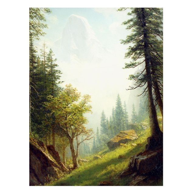 Obrazy do salonu nowoczesne Albert Bierstadt - W Alpach Berneńskich