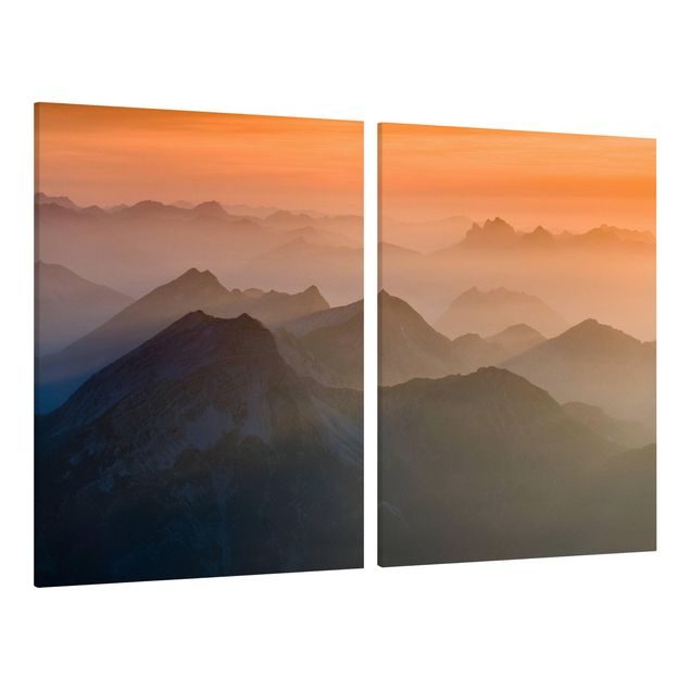 Góry obraz Widok z góry Zugspitze