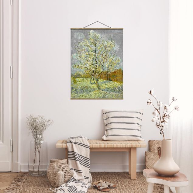 Obrazy do salonu Vincent van Gogh - Różowe drzewo brzoskwiniowe