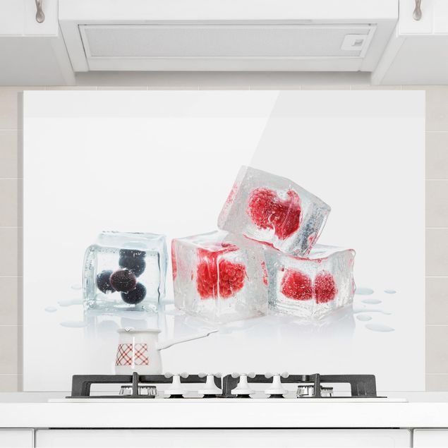 Dekoracja do kuchni Owoce w kostce lodu