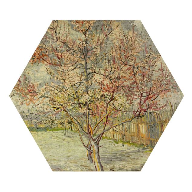 Obrazy na ścianę Vincent van Gogh - Kwitnące drzewa brzoskwiniowe