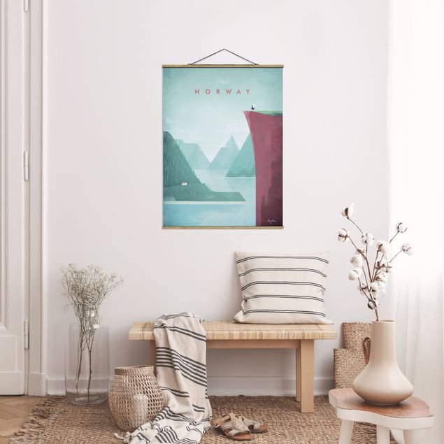 Góry obraz Plakat podróżniczy - Norwegia