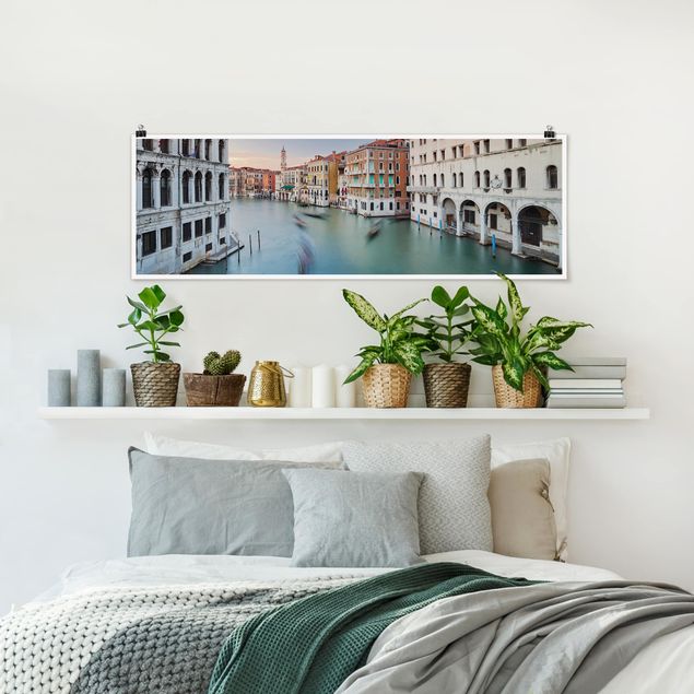 Obrazy nowoczesny Canale Grande Widok z mostu Rialto Wenecja