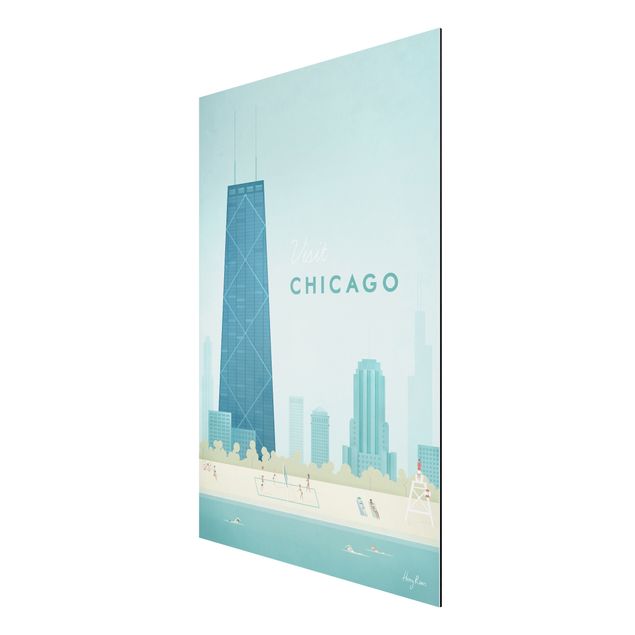 Vintage obrazy Plakat podróżniczy - Chicago