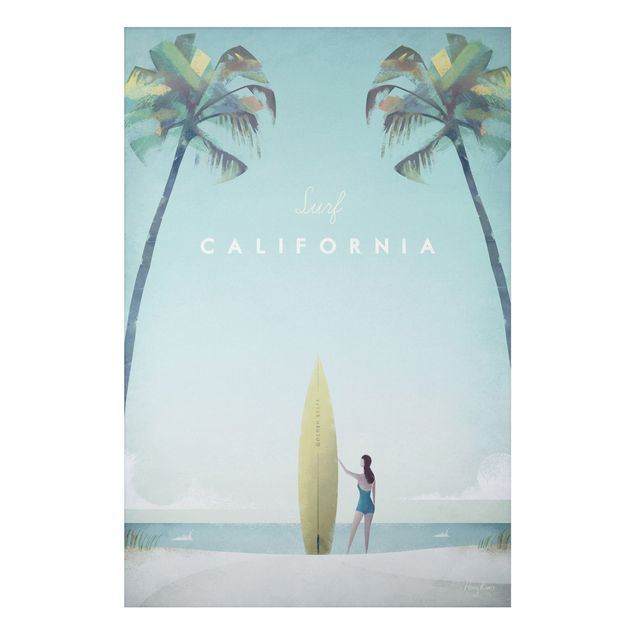 Obrazy do salonu nowoczesne Plakat podróżniczy - Kalifornia