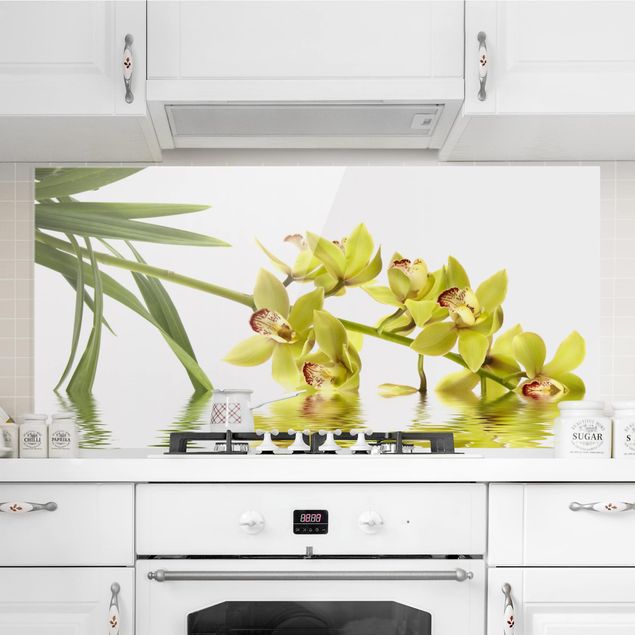Dekoracja do kuchni Eleganckie wody orchidei