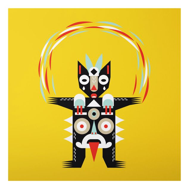 Obrazy nowoczesny Kolaż Etno Potwór - Żongler