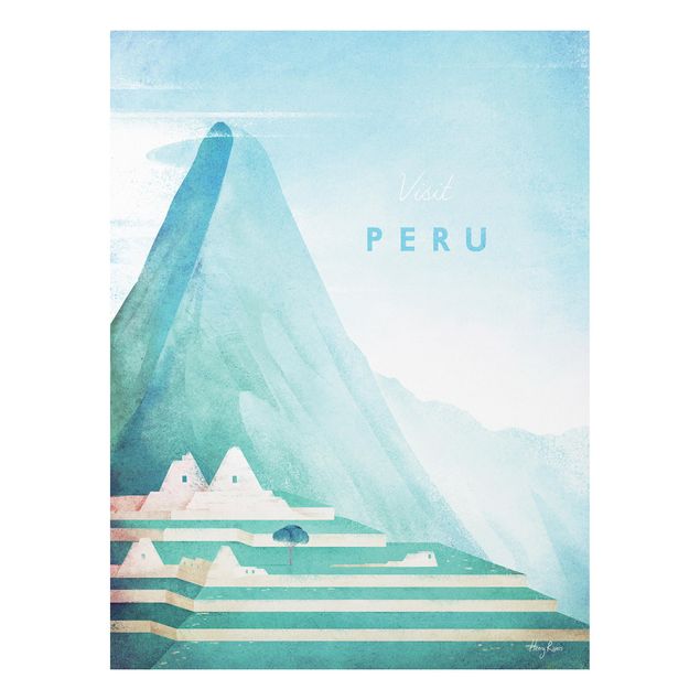 Obrazy do salonu Plakat podróżniczy - Peru