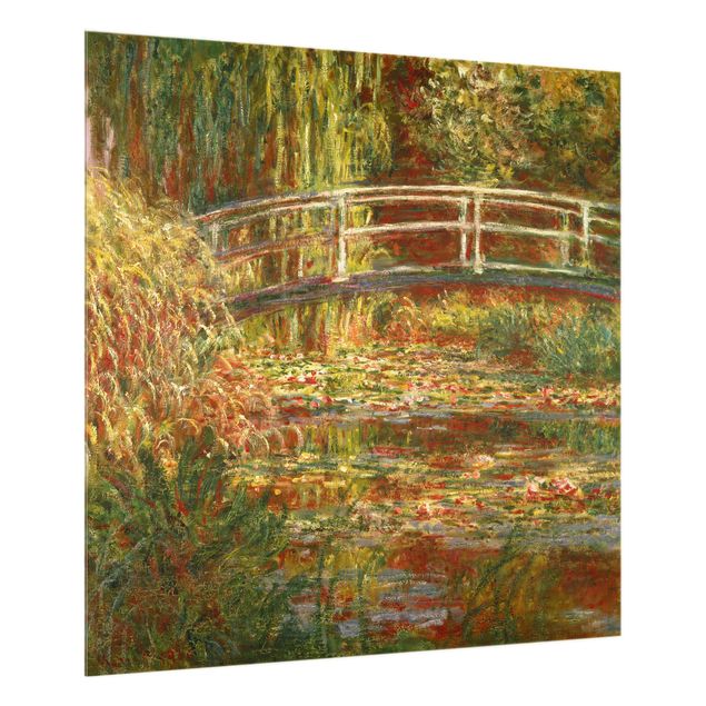 Obrazy moneta Claude Monet - Staw z liliami wodnymi i japoński mostek (Harmonia w różu)
