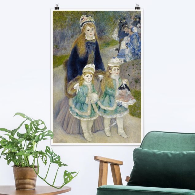 Dekoracja do kuchni Auguste Renoir - Matka z dziećmi