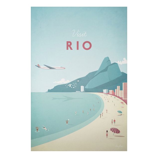 Nowoczesne obrazy do salonu Plakat podróżniczy - Rio de Janeiro