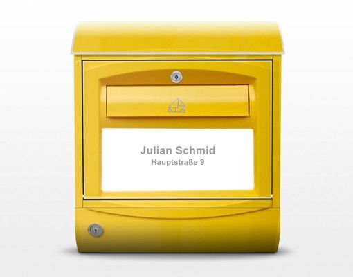 Skrzynka na listy spersonalizowana - Krajowa skrzynka pocztowa w Szwajcarii