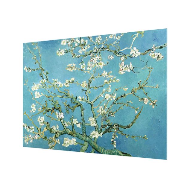 Panel szklany do kuchni Vincent van Gogh - Kwiat migdałowca