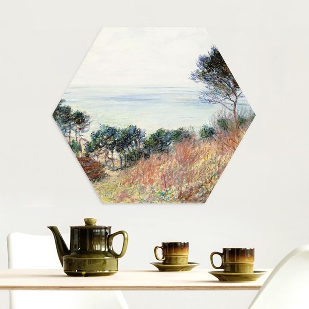 Obrazy do salonu nowoczesne Claude Monet - Wybrzeże Varengeville
