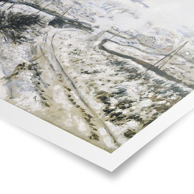 Obrazy góry Claude Monet - Pociąg na śniegu