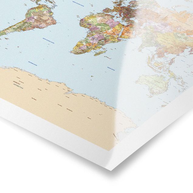Sbraz mapa swiata Polityczna mapa świata