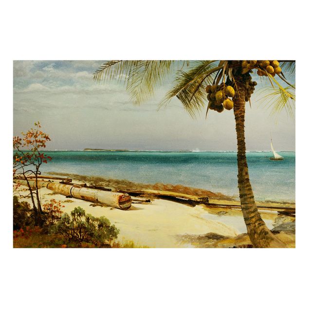 Dekoracja do kuchni Albert Bierstadt - Wybrzeże w tropikach