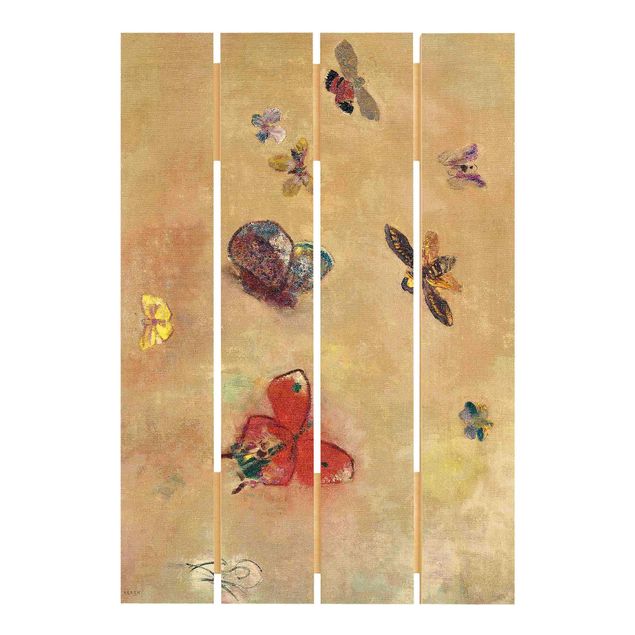 Reprodukcje obrazów Odilon Redon - Kolorowe motyle