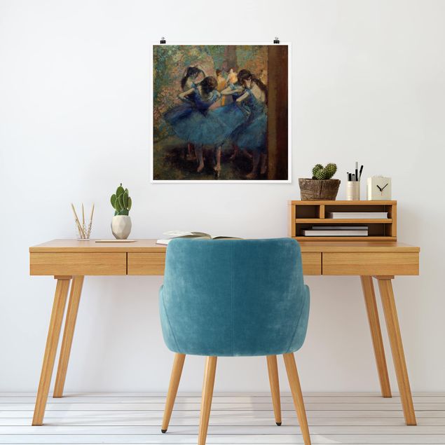 Obraz baletnicy Edgar Degas - Niebieskie tancerki