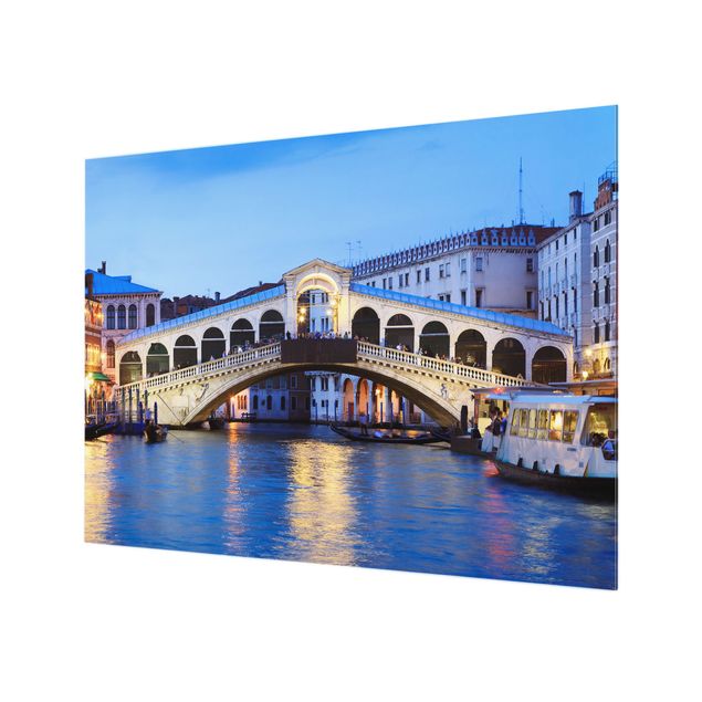 Panel szklany do kuchni - Most Rialto w Wenecji