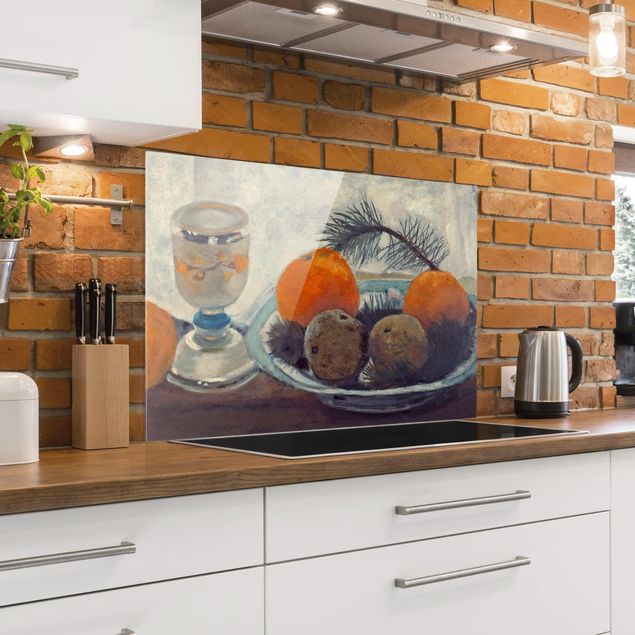 Dekoracja do kuchni Paula Modersohn-Becker - Martwa natura z filiżanką z matowego szkła