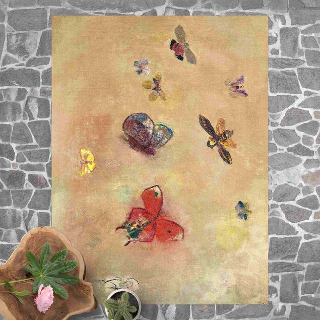 dywan zewnętrzny Odilon Redon - Kolorowe motyle