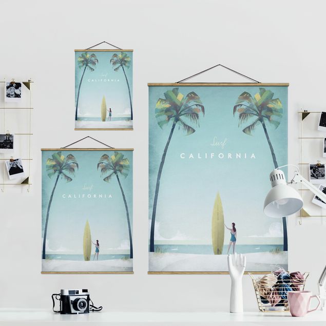 Obrazy plaża Plakat podróżniczy - Kalifornia