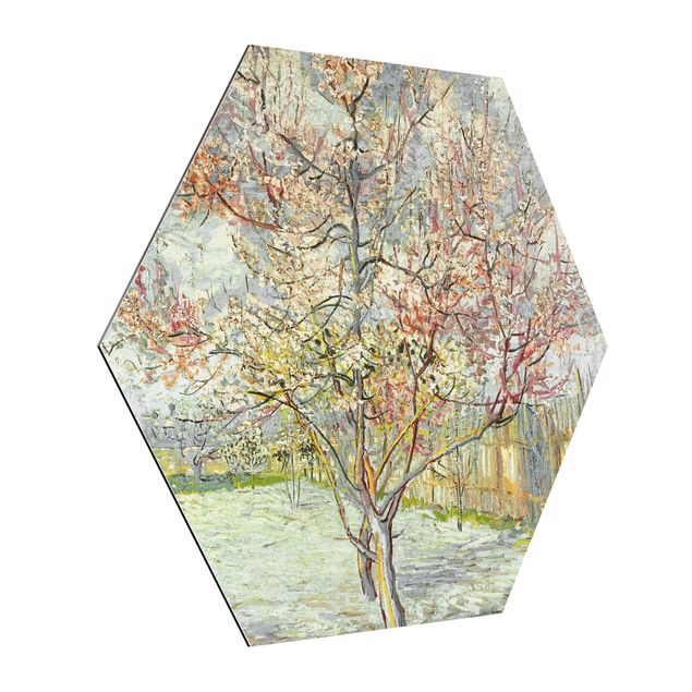 Impresjonizm obrazy Vincent van Gogh - Kwitnące drzewa brzoskwiniowe