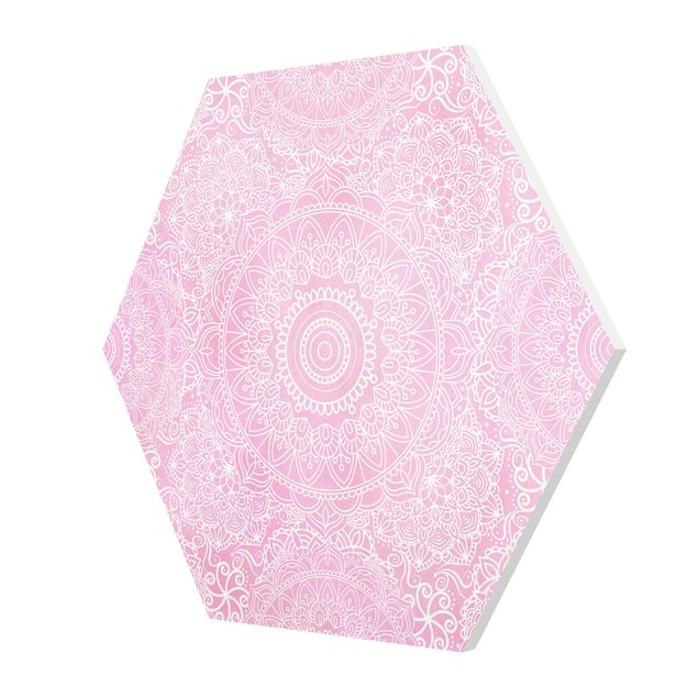 Artystyczne obrazy Wzór Mandala Pink