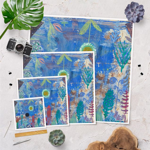 Klee obrazy Paul Klee - Zatopiony pejzaż