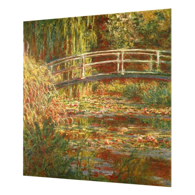 Reprodukcje dzieł sztuki Claude Monet - Staw z liliami wodnymi i japoński mostek (Harmonia w różu)
