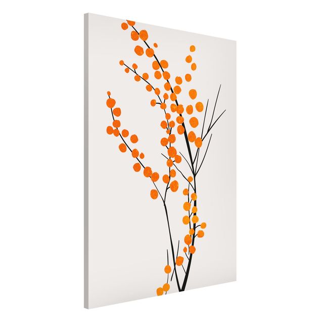 Dekoracja do kuchni Graficzny świat roślin - Jagody pomarańczowe