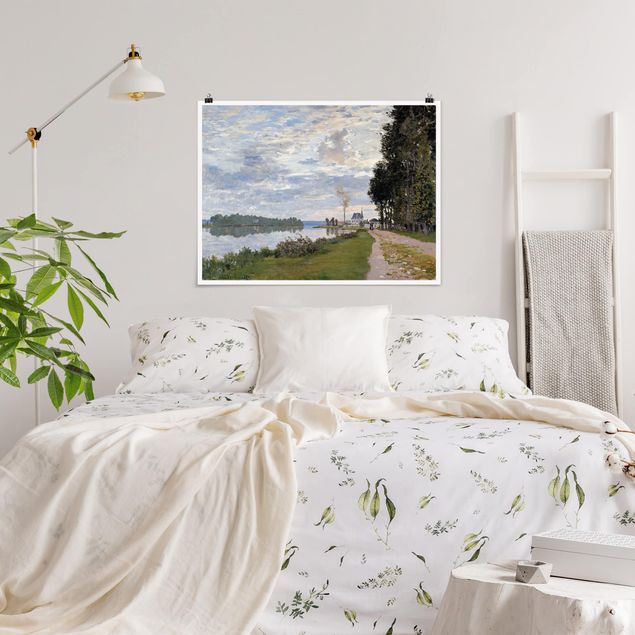 Obrazy do salonu Claude Monet - brzeg Argenteuil