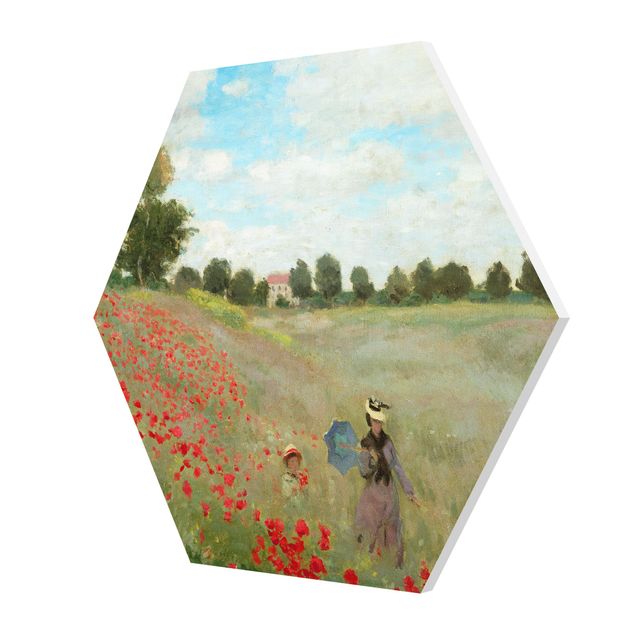Obrazy na ścianę krajobrazy Claude Monet - Pole maków w pobliżu Argenteuil