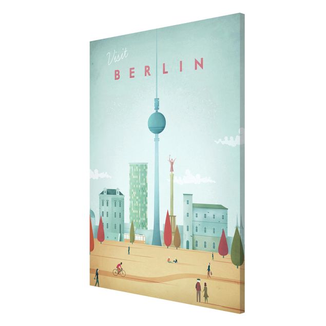 Nowoczesne obrazy do salonu Plakat podróżniczy - Berlin
