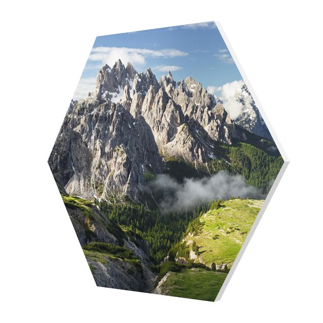 Zielony obraz Alpy Włoskie