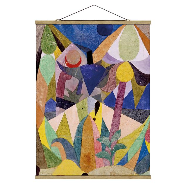 Nowoczesne obrazy Paul Klee - Łagodny pejzaż tropikalny