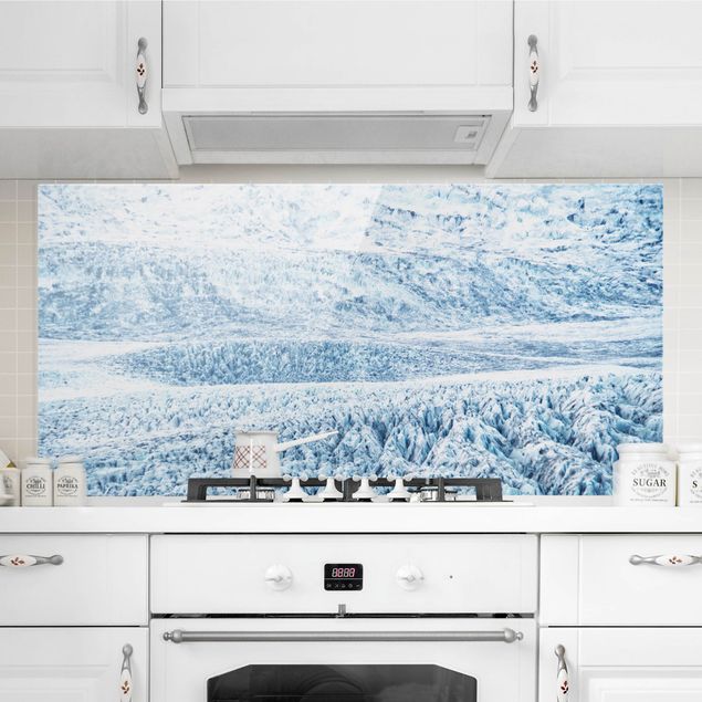 Dekoracja do kuchni Wzór na lodowcu islandzkim