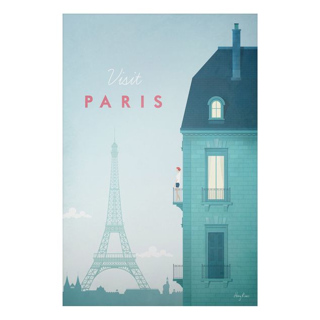 Obrazy do salonu Plakat podróżniczy - Paryż