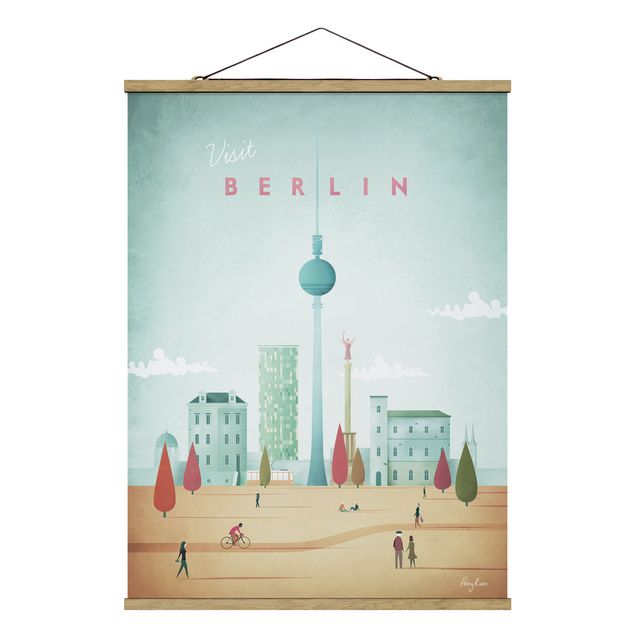 Obraz vintage Plakat podróżniczy - Berlin
