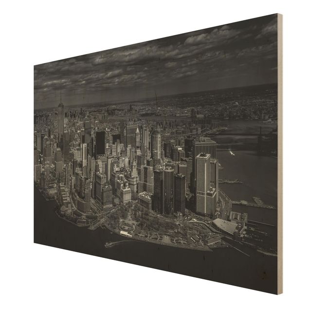 Obrazy drewniane Nowy Jork - Manhattan z lotu ptaka