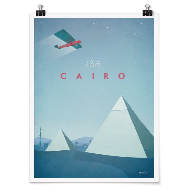 Obrazy retro Plakat podróżniczy - Kair