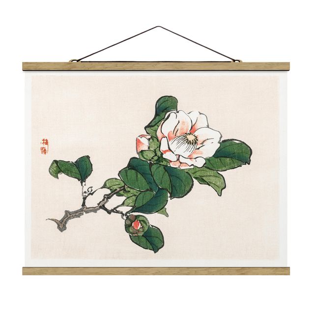 Obrazy retro Rysunki azjatyckie Vintage Kwiat jabłoni