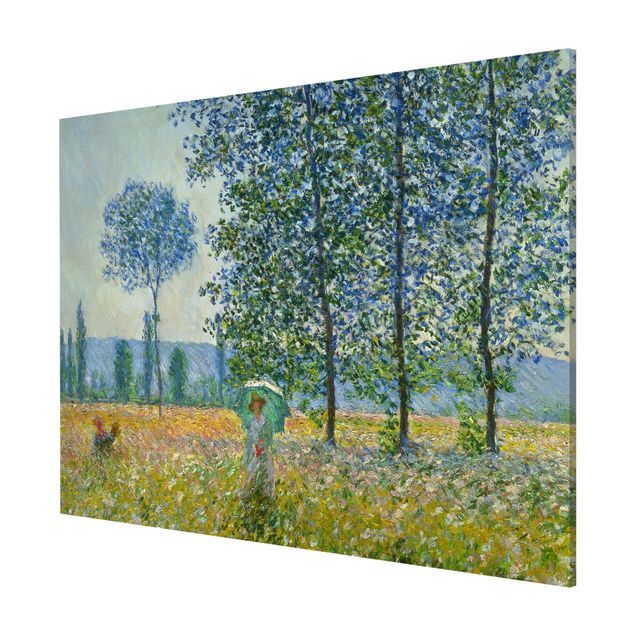 Obrazy do salonu nowoczesne Claude Monet - Pola na wiosnę