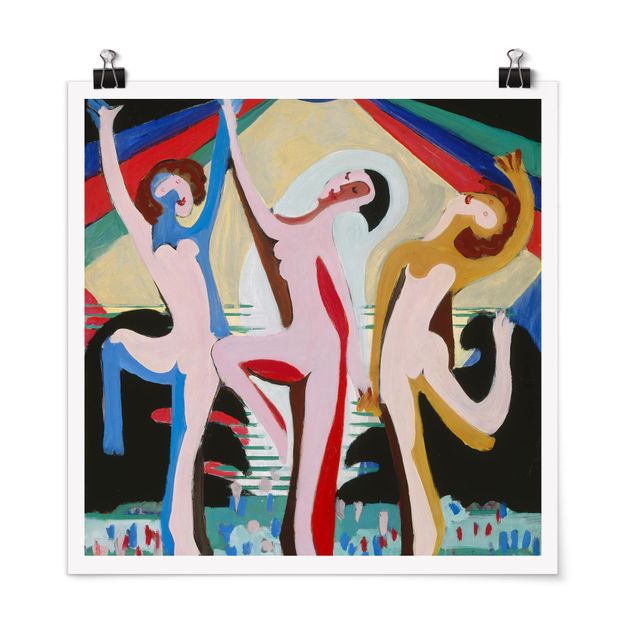 Nowoczesne obrazy Ernst Ludwig Kirchner - Taniec kolorów