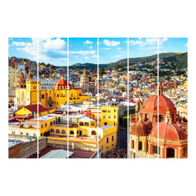 żaluzje panelowe Kolorowe domy Guanajuato
